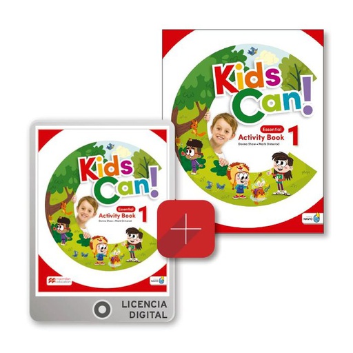 [9781380073389] EP 1 - KIDS CAN! 1 ESSENTIAL WB EPACK