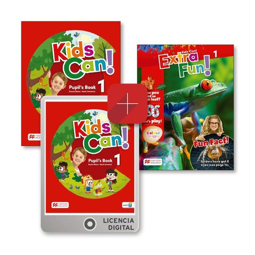 [9781380051660] EP 1 - KIDS CAN! 1 (+EXTRAFUN) EPACK