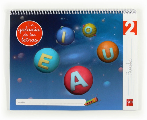 [9788467554687] LECTOESCRITURA LA GALAXIA DE LAS LETRAS 4 AÑOS NIVEL 2 PAUTA 12