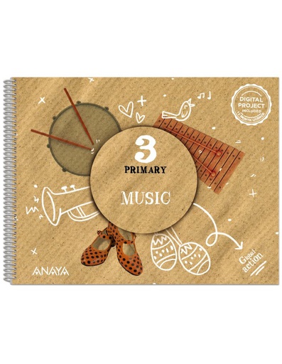 [9788414313398] MUSIC 3. PUPIL'S BOOK. GLOBAL ACTION. PRIMARIA