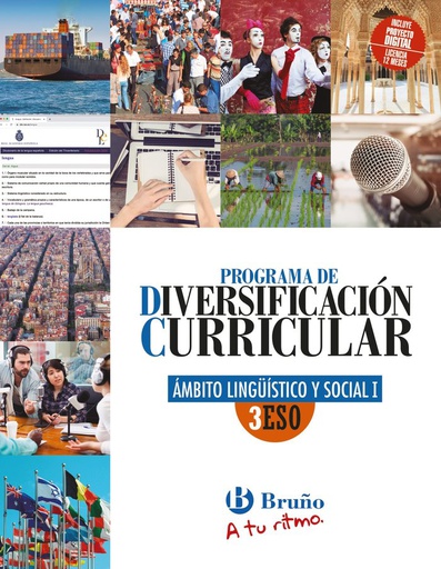 [9788469632970] DIVERSIFICACIÓN CURRICULAR ÁMBITO LINGÜÍSTICO Y SOCIAL 3 ESO A TU RITMO