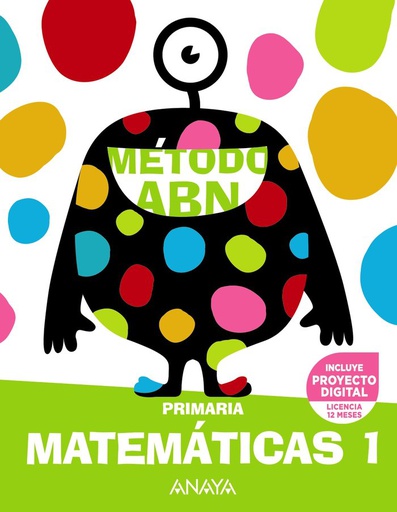 [9788469894439] MATEMÁTICAS ABN 1. PRIMARIA