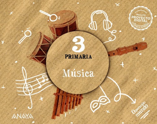 [9788414301586] MÚSICA 3. OPERACIÓN MUNDO. PRIMARIA