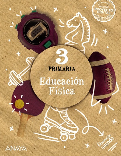 [9788414301876] EDUCACIÓN FÍSICA 3. OPERACIÓN MUNDO. PRIMARIA