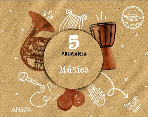 [9788414304334] MÚSICA 5. OPERACIÓN MUNDO. PRIMARIA