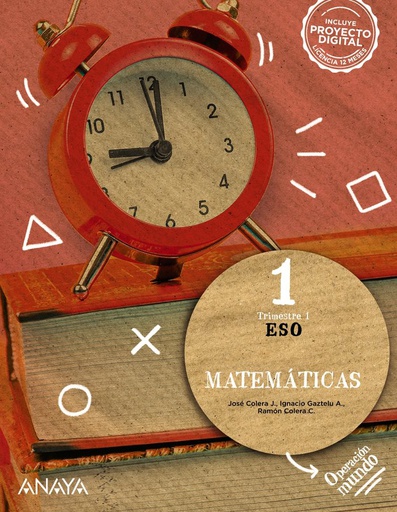 [9788414305287] MATEMÁTICAS 1. OPERACIÓN MUNDO. ESO