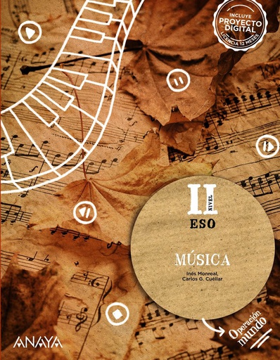 [9788414309841] MÚSICA. NIVEL II. OPERACIÓN MUNDO. ESO