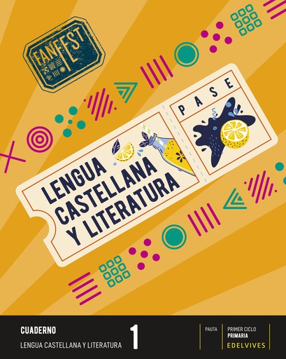 [9788414037959] CUADERNO LENGUA 1ºEP PAUTA 22 FANFEST