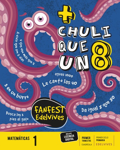 [9788414037751] MATEMATICAS 1ºEP CUADRICULA 22 FANFEST