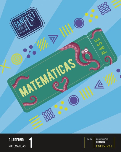[9788414037966] CUADERNO MATEMATICAS 1ºEP PAUTA 22 FANFEST