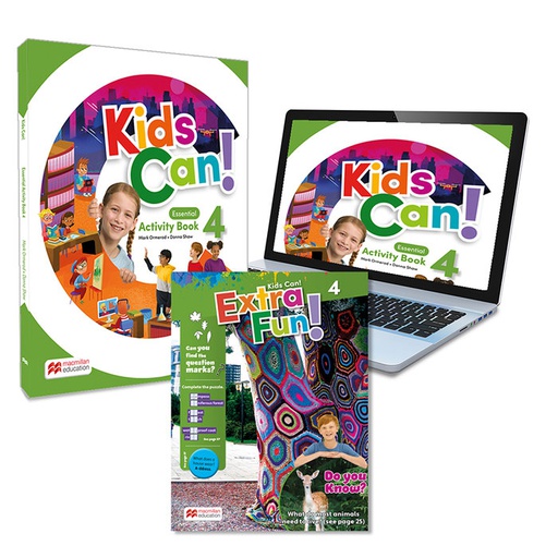 [9781380053206] EP 4 - KIDS CAN! 4 ESSENT WB +EXTRAFUN EPK