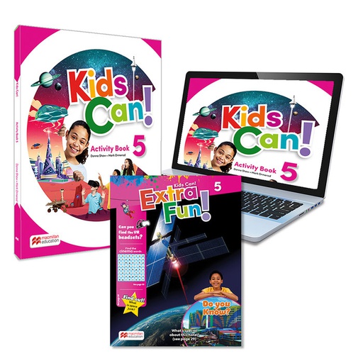 [9781380053411] EP 5 - KIDS CAN! 5 WB +EXTRAFUN EPK