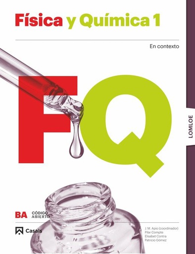 [9788421874523] FISICA QUIMICA 1ºNB 22 LOMLOE CODIGO ABIERTO