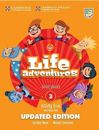 [9788413221366] LIFE ADVENTURES 3ºEP WB +HOME BOOK+DIG 22
