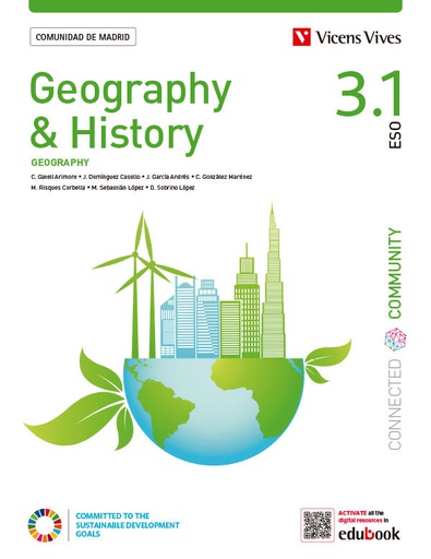 [9788468290737] GEOGRAPHY HISTORY 3ºESO MADRID 22 CONNECTED COMMUNITY