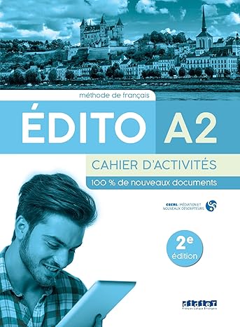 [9788490498125] EDITO A2 CAHIER D'EXERCICES ED22