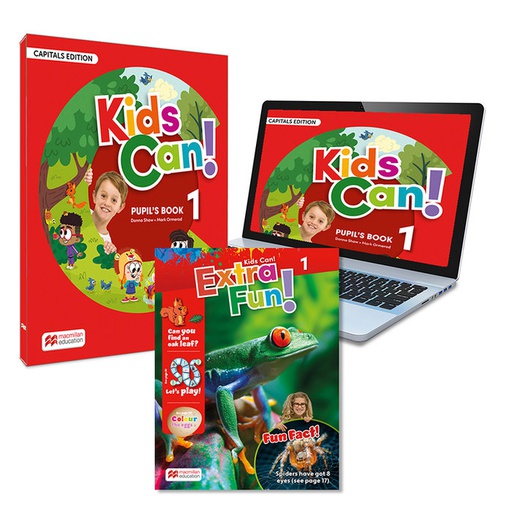 [9781035103515] EP 1 - KIDS CAN! 1 CAP LETTERS SB +EXTRAFUN EPK