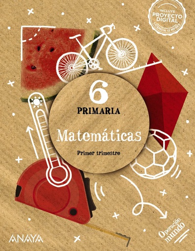 [9788414322345] MATEMÁTICAS 6 - 6º EPR - OPERACIÓN MUNDO