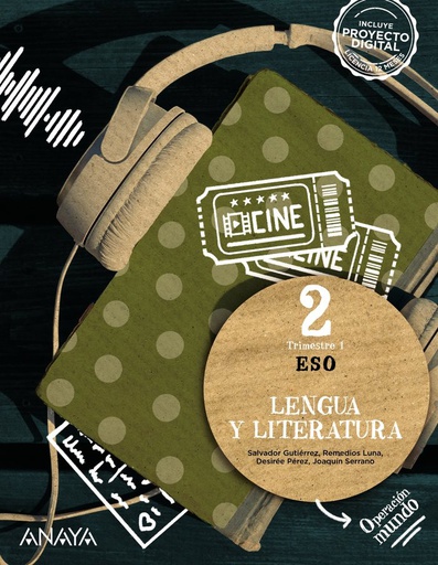 [9788414324394] LENGUA Y LITERATURA 2 - ESO - OPERACIÓN MUNDO