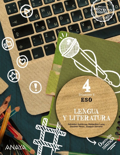 [9788414324431] LENGUA Y LITERATURA 4 - ESO - OPERACIÓN MUNDO