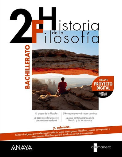 [9788414330098] HISTORIA DE LA FILOSOFÍA 2 - BACHILLERATO - A TU MANERA