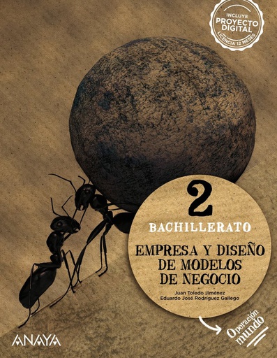 [9788414330111] EMPRESA Y DISEÑO DE MODELOS DE NEGOCIO 2 - 2º BACH - OPERACIÓN MUNDO
