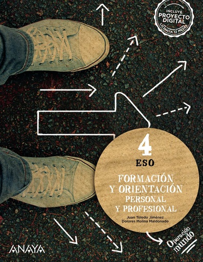 [9788414328972] FORMACIÓN Y ORIENTACIÓN PERSONAL Y PROFESIONAL 4 - ESO - OPERACIÓN MUNDO