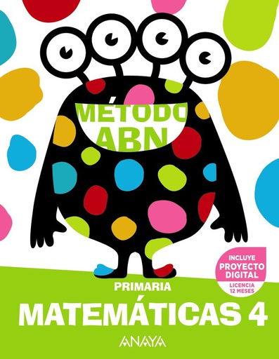 [9788414320150] MATEMÁTICAS ABN 4 - EPR - MÉTODO ABN