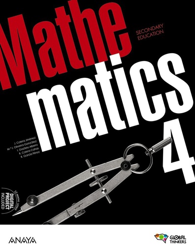 [9788414331262] MATHEMATICS 4. STUDENT'S BOOK - 4º ESO - GLOBAL THINKERS
