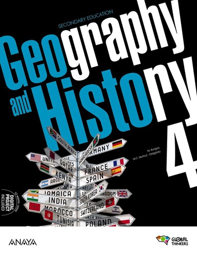 [9788414331767] GEOGRAPHY AND HISTORY 4. STUDENT'S BOOK - 4º ESO - GLOBAL THINKERS