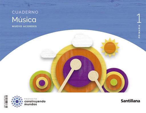 [9788468079981] 1PRI CUAD MUSICA NUEVO ACORDES CM ED22