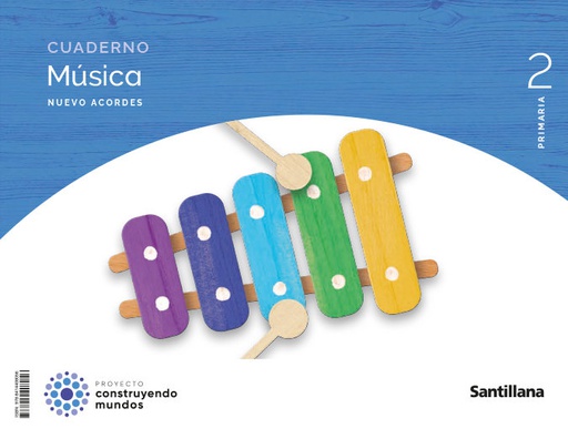 [9788414408056] 2PRI CUAD MUSICA NUEVO ACORDES CM ED23