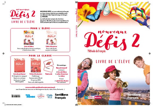 [9788490498279] NOUVEAUX DEFIS 2 ELEVE + COD ACCESO