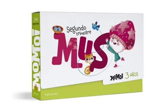 [9788414044322] MOMOI 3AÑOS EI 2ºTRIMESTRE 24 MASCOTA MUS