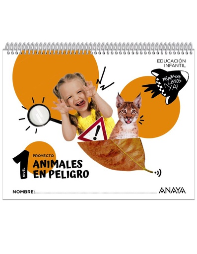 [9788414337264] 3 AÑOS - NIVEL 1 - ANIMALES EN PELIGRO - PREPARADOS, LISTOSÀ ­YA!