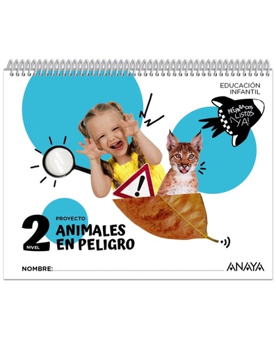 [9788414337271] ANIMALES EN PELIGRO. NIVEL 2 -4 AÑOS (Preparados, listos... ¡ya!)