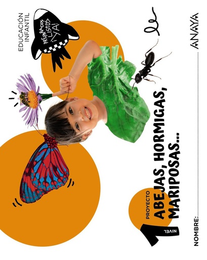 [9788414343944] 3 AÑOS - NIVEL 1 - ABEJAS, HORMIGAS, MARIPOSAS