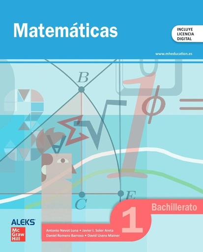 [9788448650001] MATEMÁTICAS + ALEKS 1 BACHILLERATO