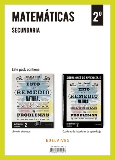 [9788414071182] ESO 2 - MATEMATICAS + CUAD SITUACIONES APRENDIZAJE