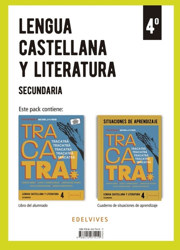 [9788414071410] ESO 4 - LENGUA CASTELLANA Y LITERATURA + CUAD SITUACIONES APRENDIZAJE