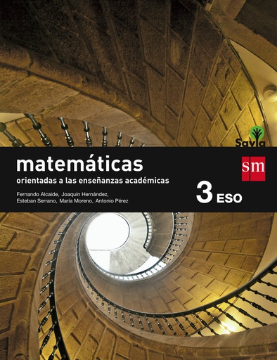 [9788467576221] 3ESO.MATEMATICAS ENSEÑANZAS ACADEM-SA 15 SAVIA